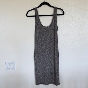 Forever 21 Charcoal Knit Midi Dress